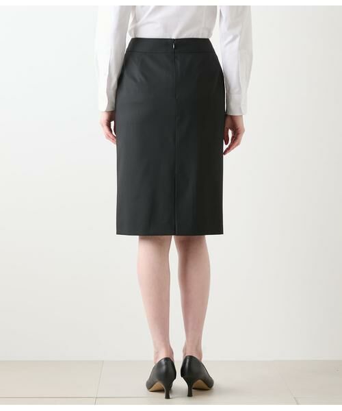 NEWYORKER / ニューヨーカー ミニ・ひざ丈スカート | 2WAYストレッチツイル ストレートスカート | 詳細2