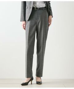 NEWYORKER / ニューヨーカー スラックス・ドレスパンツ | ウールシルクピンヘッド テーパードパンツ