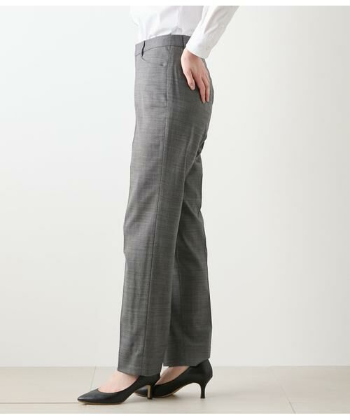 NEWYORKER / ニューヨーカー スラックス・ドレスパンツ | ウールシルクピンヘッド テーパードパンツ | 詳細2