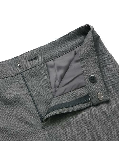 NEWYORKER / ニューヨーカー スラックス・ドレスパンツ | ウールシルクピンヘッド テーパードパンツ | 詳細5