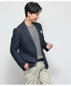 NEWYORKER / ニューヨーカー テーラードジャケット | 梳紡毛カシミヤ混ツイル ジャケット