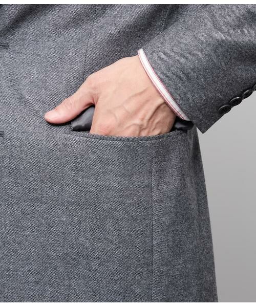 NEWYORKER / ニューヨーカー テーラードジャケット | 梳紡毛カシミヤ混ツイル ジャケット | 詳細5