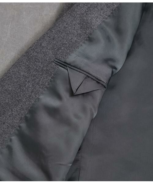 NEWYORKER / ニューヨーカー テーラードジャケット | 梳紡毛カシミヤ混ツイル ジャケット | 詳細7