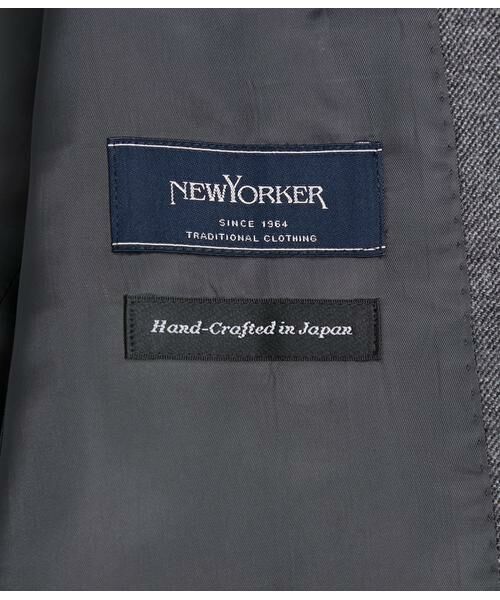 NEWYORKER / ニューヨーカー テーラードジャケット | 梳紡毛カシミヤ混ツイル ジャケット | 詳細8