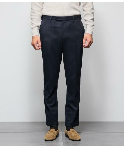 NEWYORKER / ニューヨーカー チノ・ワークパンツ | チョークストライプ パンツ | 詳細1