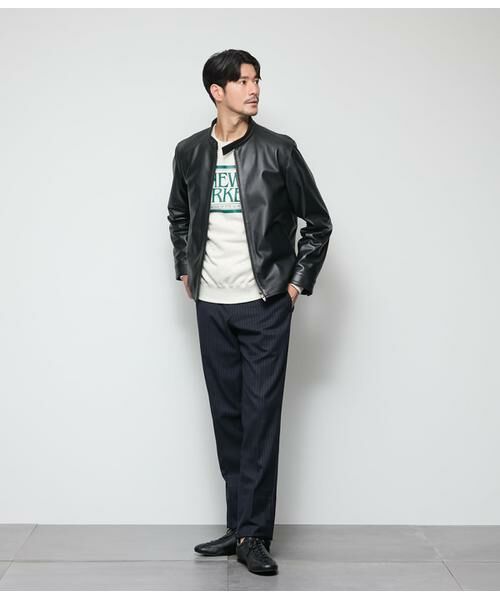 NEWYORKER / ニューヨーカー チノ・ワークパンツ | チョークストライプ パンツ | 詳細10