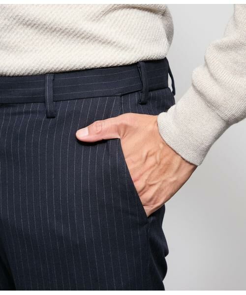 NEWYORKER / ニューヨーカー チノ・ワークパンツ | チョークストライプ パンツ | 詳細4