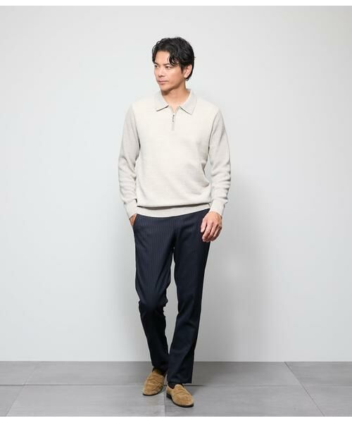 NEWYORKER / ニューヨーカー チノ・ワークパンツ | チョークストライプ パンツ | 詳細6