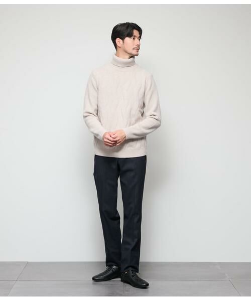 NEWYORKER / ニューヨーカー チノ・ワークパンツ | チョークストライプ パンツ | 詳細9