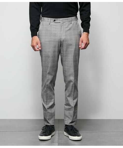 NEWYORKER / ニューヨーカー チノ・ワークパンツ | ソフトサーモチェックグラマシー パンツ | 詳細1