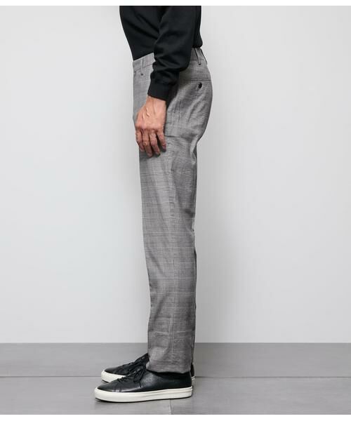 NEWYORKER / ニューヨーカー チノ・ワークパンツ | ソフトサーモチェックグラマシー パンツ | 詳細2