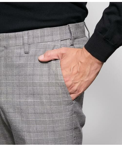 NEWYORKER / ニューヨーカー チノ・ワークパンツ | ソフトサーモチェックグラマシー パンツ | 詳細4