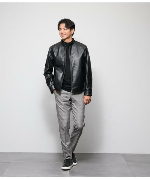 NEWYORKER / ニューヨーカー チノ・ワークパンツ | ソフトサーモチェックグラマシー パンツ | 詳細6