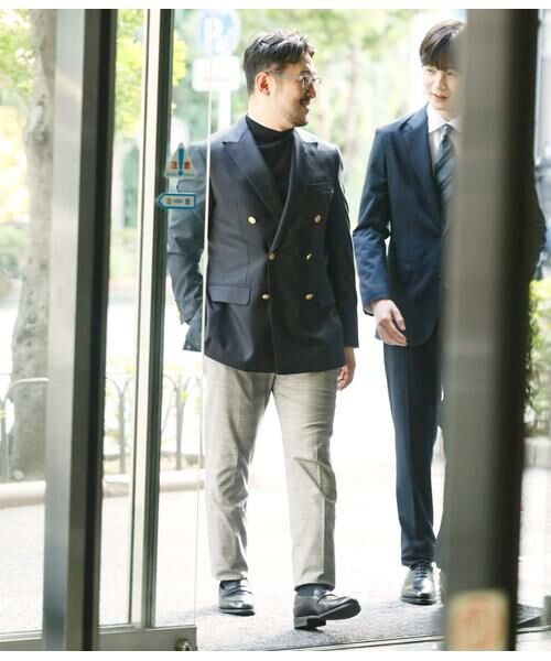 NEWYORKER / ニューヨーカー チノ・ワークパンツ | ソフトサーモチェックグラマシー パンツ | 詳細9