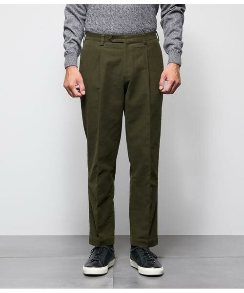 NEWYORKER / ニューヨーカー チノ・ワークパンツ | モールスキン プレミアムスエード ワンタックパンツ | 詳細11