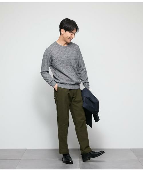 NEWYORKER / ニューヨーカー チノ・ワークパンツ | モールスキン プレミアムスエード ワンタックパンツ | 詳細16