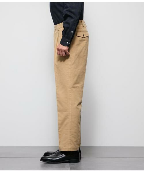 NEWYORKER / ニューヨーカー チノ・ワークパンツ | モールスキン プレミアムスエード ワンタックパンツ | 詳細2
