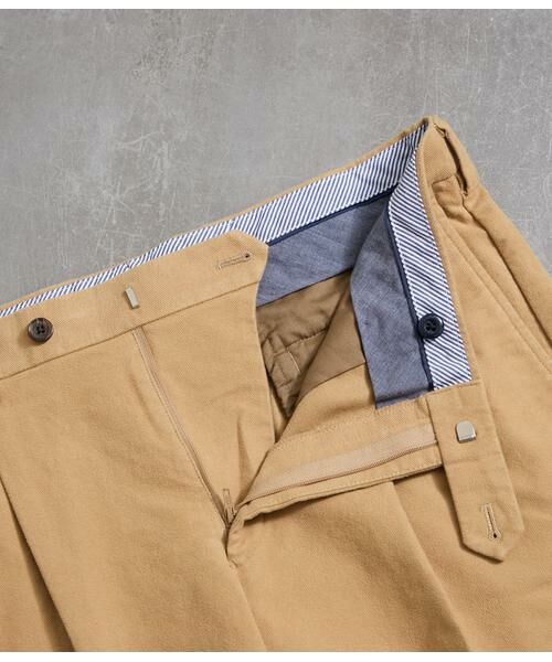 NEWYORKER / ニューヨーカー チノ・ワークパンツ | モールスキン プレミアムスエード ワンタックパンツ | 詳細5