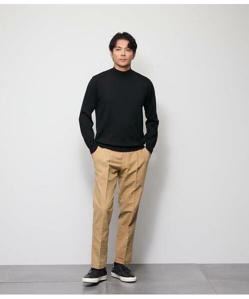 NEWYORKER / ニューヨーカー チノ・ワークパンツ | モールスキン プレミアムスエード ワンタックパンツ | 詳細7