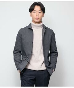 NEWYORKER / ニューヨーカー その他アウター | ムリネ マイクロヘリンボーン アダプトカラーアウター