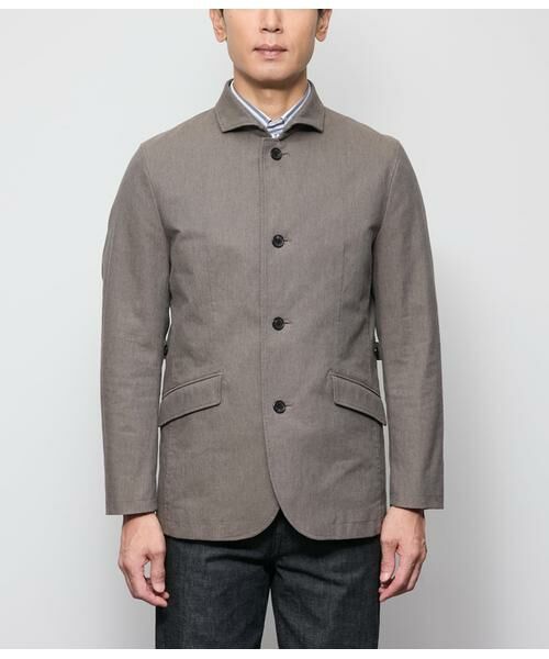 NEWYORKER / ニューヨーカー その他アウター | ムリネ マイクロヘリンボーン アダプトカラーアウター | 詳細1