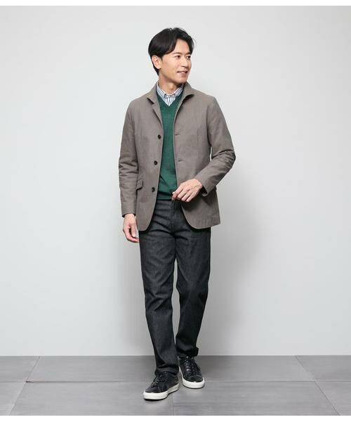 NEWYORKER / ニューヨーカー その他アウター | ムリネ マイクロヘリンボーン アダプトカラーアウター | 詳細10