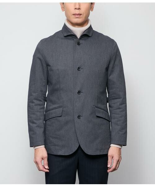 NEWYORKER / ニューヨーカー その他アウター | ムリネ マイクロヘリンボーン アダプトカラーアウター | 詳細12