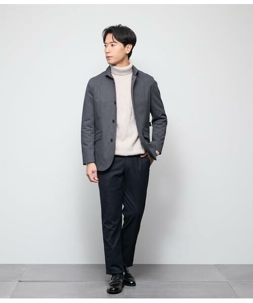 NEWYORKER / ニューヨーカー その他アウター | ムリネ マイクロヘリンボーン アダプトカラーアウター | 詳細13