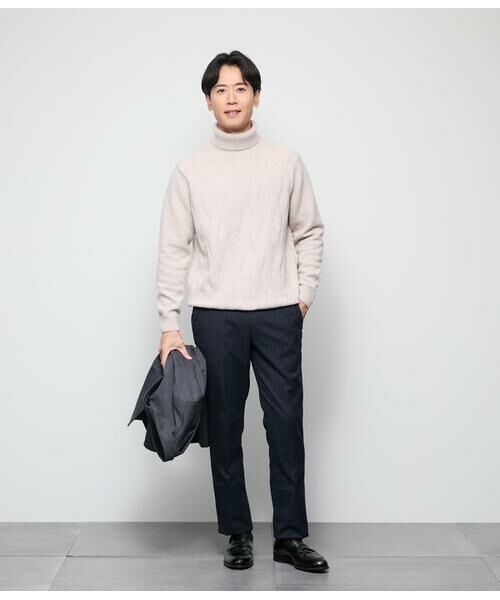 NEWYORKER / ニューヨーカー その他アウター | ムリネ マイクロヘリンボーン アダプトカラーアウター | 詳細14