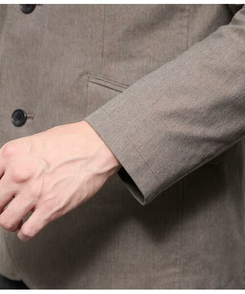 NEWYORKER / ニューヨーカー その他アウター | ムリネ マイクロヘリンボーン アダプトカラーアウター | 詳細4
