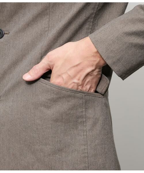 NEWYORKER / ニューヨーカー その他アウター | ムリネ マイクロヘリンボーン アダプトカラーアウター | 詳細5