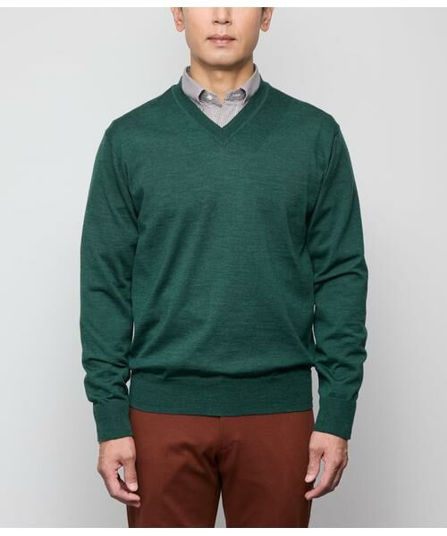 NEWYORKER / ニューヨーカー ニット・セーター | Vネック プルオーバーニット | 詳細1