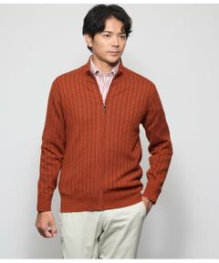 【alpha】花柄オレンジ系カーディガン カーディガン/ボレロ（オレンジ/橙色系）ファッション通販