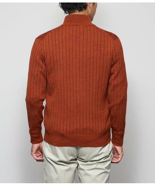 NEWYORKER / ニューヨーカー カーディガン・ボレロ | プレーティング ジップアップスタンド カーディガン | 詳細2