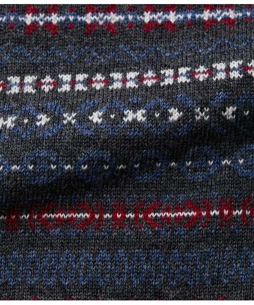 NEWYORKER / ニューヨーカー ベスト | フェアアイル プルオーバー Vネックニットベスト | 詳細7