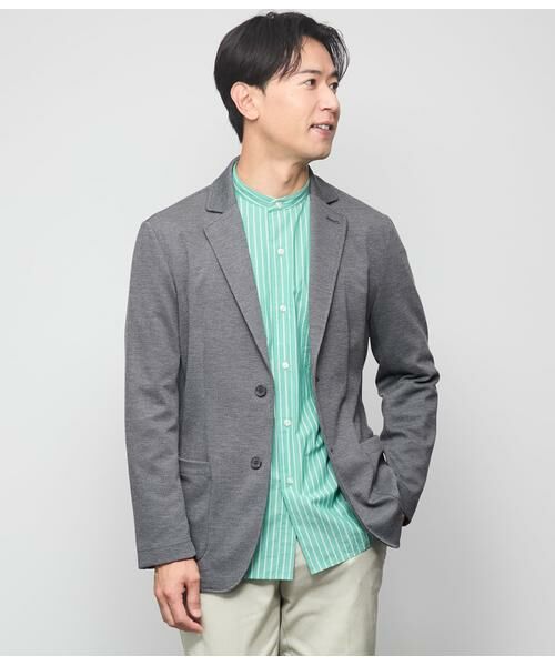 NEWYORKER/ニューヨーカー ジャケットカーディガン グレー XL NEWYORKER/ニューヨーカー ジャケットカーディガン グレー XL