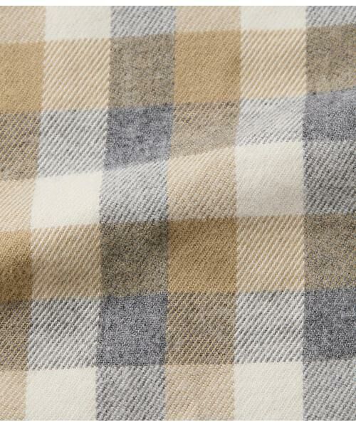 NEWYORKER / ニューヨーカー シャツ・ブラウス | NUANCES COLOR MEASURE CHECK 起毛 ネルチェック 長袖ショートボタンダウンシャツ | 詳細7
