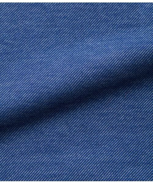 NEWYORKER / ニューヨーカー シャツ・ブラウス | Jカミーチェ ソロニットデニム 長袖カッタウェイカラーシャツ | 詳細10