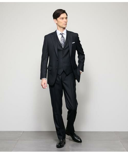 NEWYORKER / ニューヨーカー セットアップ | HERITAGE CLOTH 無地 サキソニー ジャケット(セットアップ対応) | 詳細10