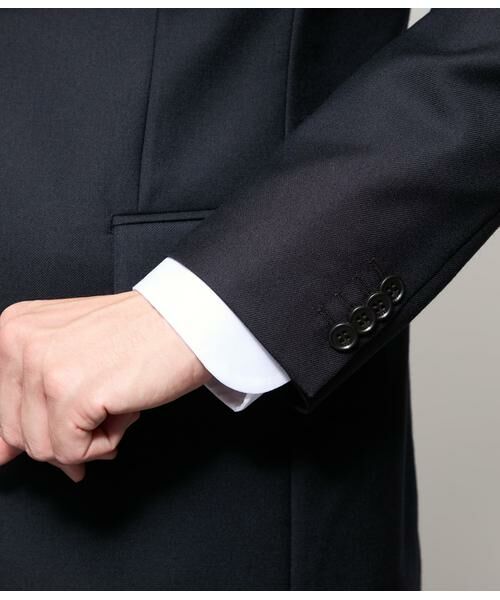 NEWYORKER / ニューヨーカー セットアップ | HERITAGE CLOTH 無地 サキソニー ジャケット(セットアップ対応) | 詳細3