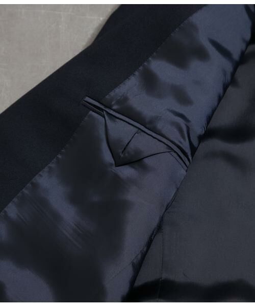 NEWYORKER / ニューヨーカー セットアップ | HERITAGE CLOTH 無地 サキソニー ジャケット(セットアップ対応) | 詳細6