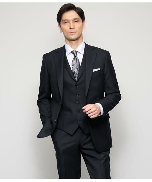 NEWYORKER / ニューヨーカー セットアップ | HERITAGE CLOTH 無地 サキソニー ジャケット(セットアップ対応) | 詳細9