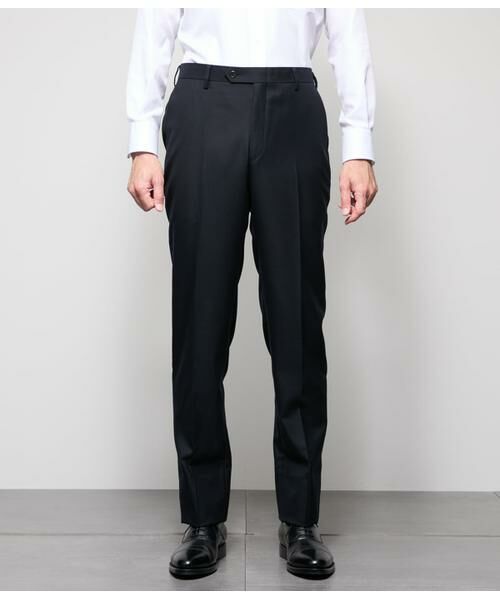 NEWYORKER / ニューヨーカー セットアップ | HERITAGE CLOTH 無地 サキソニー スラックス(セットアップ対応) | 詳細8