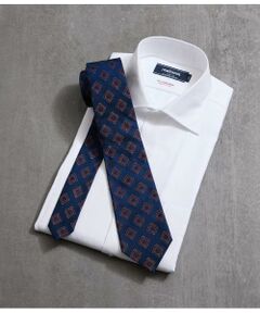 NEWYORKER / ニューヨーカー ネクタイ | Fossati シャンブレー小紋 ネクタイ