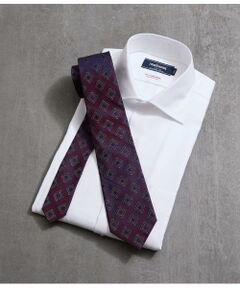 NEWYORKER / ニューヨーカー ネクタイ | Fossati シャンブレー小紋 ネクタイ