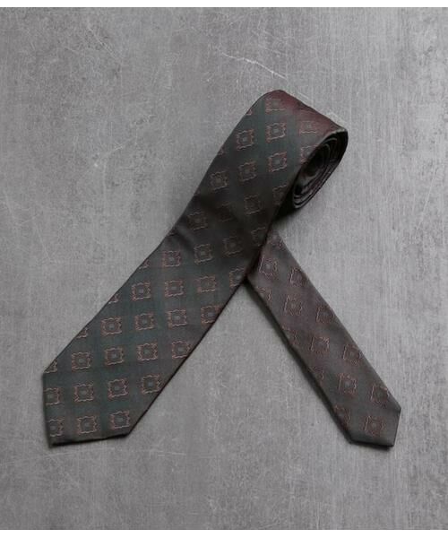 NEWYORKER / ニューヨーカー ネクタイ | Fossati シャンブレー小紋 ネクタイ | 詳細1