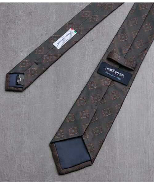 NEWYORKER / ニューヨーカー ネクタイ | Fossati シャンブレー小紋 ネクタイ | 詳細2