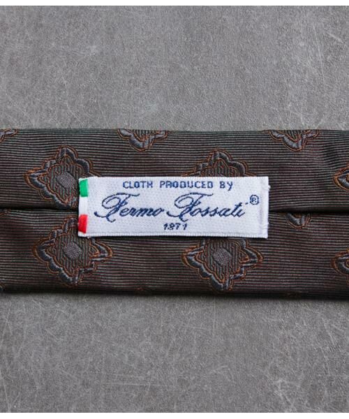 NEWYORKER / ニューヨーカー ネクタイ | Fossati シャンブレー小紋 ネクタイ | 詳細3