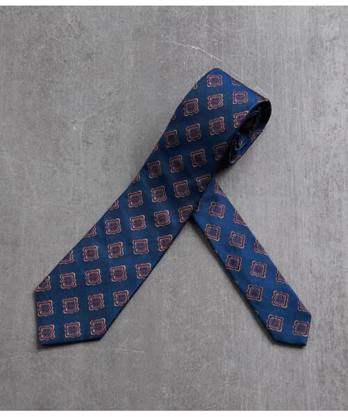 NEWYORKER / ニューヨーカー ネクタイ | Fossati シャンブレー小紋 ネクタイ | 詳細5
