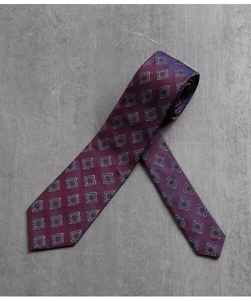 NEWYORKER / ニューヨーカー ネクタイ | Fossati シャンブレー小紋 ネクタイ | 詳細7